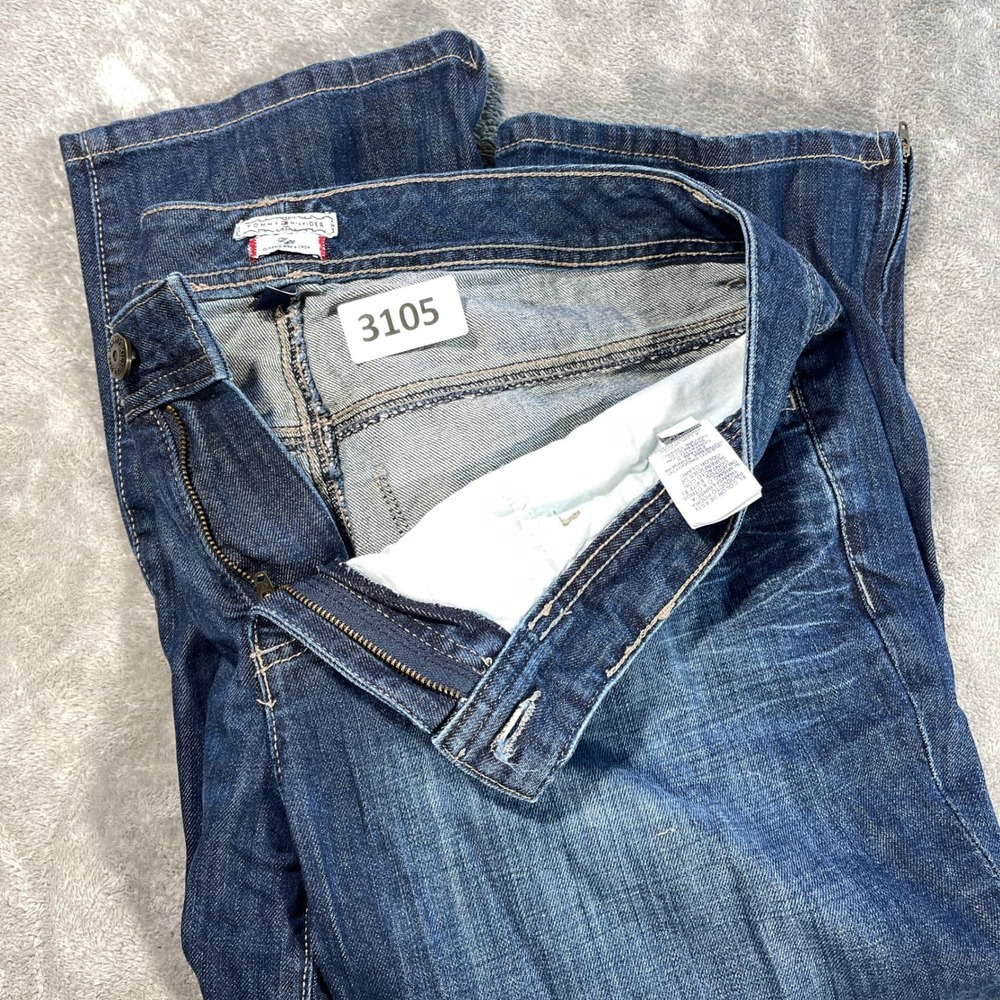 Tommy Hilfiger Jeans Womens 16 Blue‎ Hope Classic Rise Crop Denim Zip Ankle